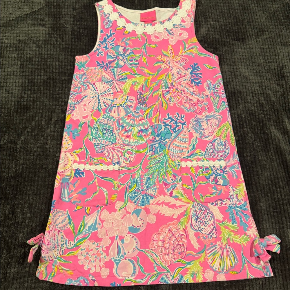 Lilly Pulitzer Pink and Blue Sleeveless Sundress